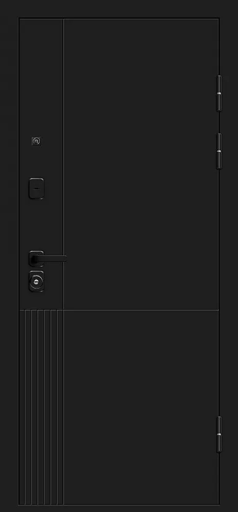 Дверь Optim Z-2 Нео Муар черный/Белый BR6179